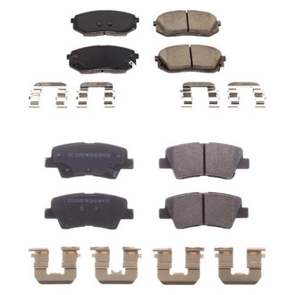 PowerStop® - Z17 Evolution Plus™ Ceramic Front and Rear Disc Brake Pad Set