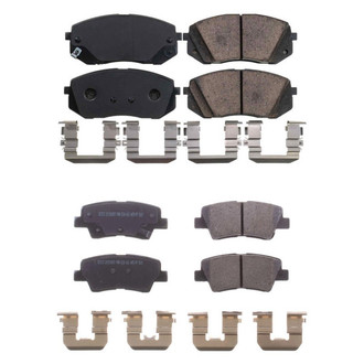 PowerStop® - Z17 Evolution Plus™ Ceramic Front and Rear Disc Brake Pad Set
