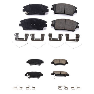 PowerStop® - Z17 Evolution Plus™ Ceramic Front and Rear Disc Brake Pad Set