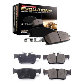 PowerStop® - Z17 Evolution Plus™ Ceramic Front and Rear Disc Brake Pad Set