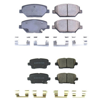 PowerStop® - Z17 Evolution Plus™ Ceramic Front and Rear Disc Brake Pad Set