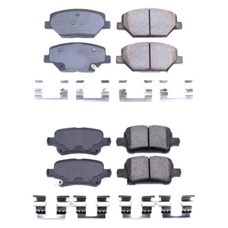 PowerStop® - Z17 Evolution Plus™ Ceramic Front and Rear Disc Brake Pad Set
