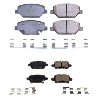 PowerStop® - Z17 Evolution Plus™ Ceramic Front and Rear Disc Brake Pad Set