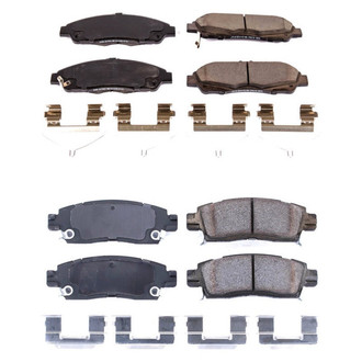 PowerStop® - Z17 Evolution Plus™ Ceramic Front and Rear Disc Brake Pad Set