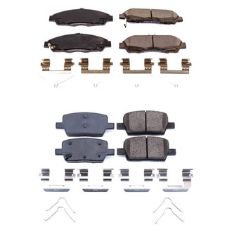 PowerStop® - Z17 Evolution Plus™ Ceramic Front and Rear Disc Brake Pad Set
