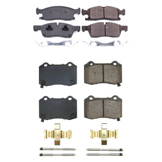 PowerStop® - Z17 Evolution Plus™ Ceramic Front and Rear Disc Brake Pad Set