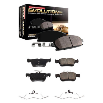 PowerStop® - Z17 Evolution Plus™ Ceramic Front and Rear Disc Brake Pad Set
