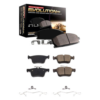 PowerStop® - Z17 Evolution Plus™ Ceramic Front and Rear Disc Brake Pad Set
