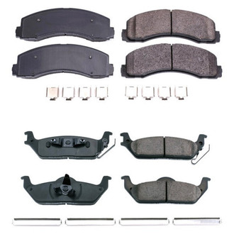 PowerStop® - Z17 Evolution Plus™ Ceramic Front and Rear Disc Brake Pad Set