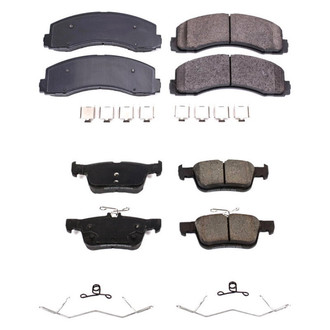 PowerStop® - Z17 Evolution Plus™ Ceramic Front and Rear Disc Brake Pad Set