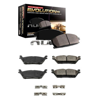 PowerStop® - Z17 Evolution Plus™ Ceramic Front and Rear Disc Brake Pad Set