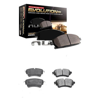 PowerStop® - Z17 Evolution Plus™ Ceramic Front and Rear Disc Brake Pad Set