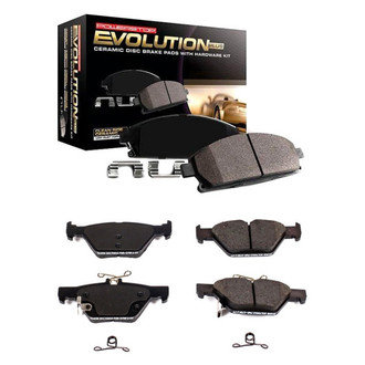 PowerStop® - Z17 Evolution Plus™ Ceramic Front and Rear Disc Brake Pad Set