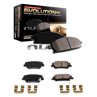 PowerStop® - Z17 Evolution Plus™ Ceramic Front and Rear Disc Brake Pad Set