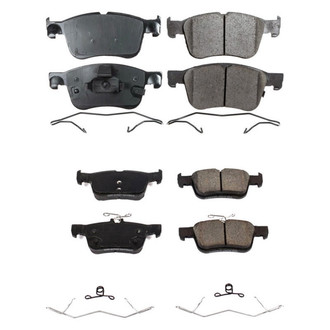 PowerStop® - Z17 Evolution Plus™ Ceramic Front and Rear Disc Brake Pad Set