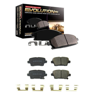 PowerStop® - Z17 Evolution Plus™ Ceramic Front and Rear Disc Brake Pad Set
