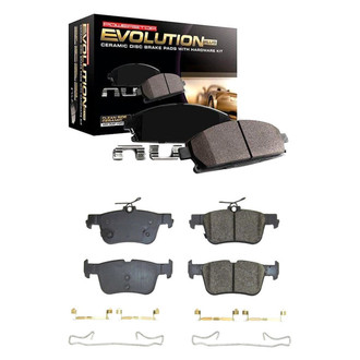 PowerStop® - Z17 Evolution Plus™ Ceramic Front and Rear Disc Brake Pad Set