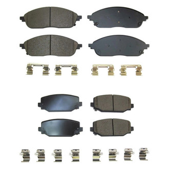 PowerStop® - Z17 Evolution Plus™ Ceramic Front and Rear Disc Brake Pad Set