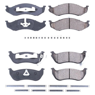 PowerStop® - Z17 Evolution Plus™ Ceramic Front and Rear Disc Brake Pad Set