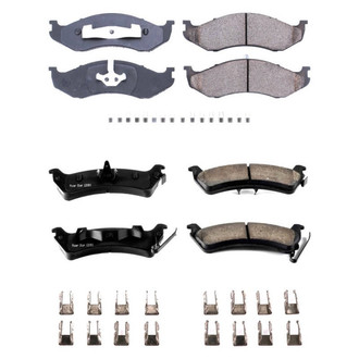 PowerStop® - Z17 Evolution Plus™ Ceramic Front and Rear Disc Brake Pad Set