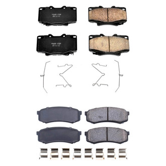 PowerStop® - Z17 Evolution Plus™ Ceramic Front and Rear Disc Brake Pad Set