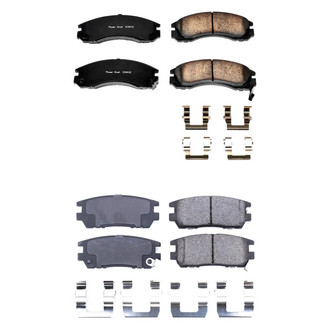 PowerStop® - Z17 Evolution Plus™ Ceramic Front and Rear Disc Brake Pad Set