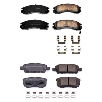 PowerStop® - Z17 Evolution Plus™ Ceramic Front and Rear Disc Brake Pad Set