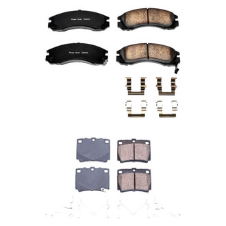 PowerStop® - Z17 Evolution Plus™ Ceramic Front and Rear Disc Brake Pad Set