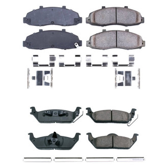 PowerStop® - Z17 Evolution Plus™ Ceramic Front and Rear Disc Brake Pad Set