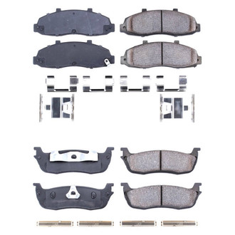 PowerStop® - Z17 Evolution Plus™ Ceramic Front and Rear Disc Brake Pad Set
