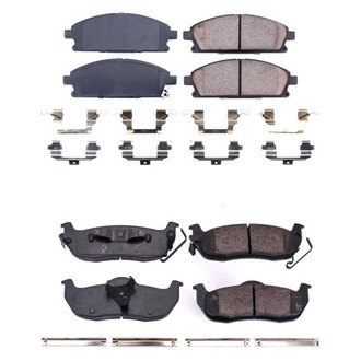 PowerStop® - Z17 Evolution Plus™ Ceramic Front and Rear Disc Brake Pad Set