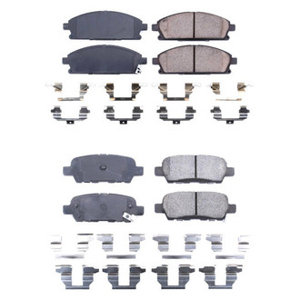 PowerStop® - Z17 Evolution Plus™ Ceramic Front and Rear Disc Brake Pad Set