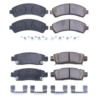 PowerStop® - Z17 Evolution Plus™ Ceramic Front and Rear Disc Brake Pad Set