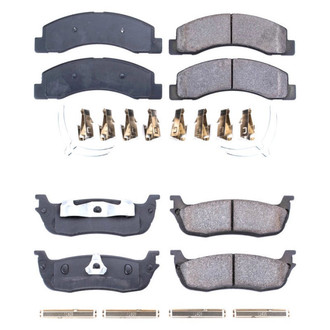 PowerStop® - Z17 Evolution Plus™ Ceramic Front and Rear Disc Brake Pad Set
