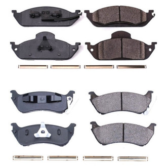 PowerStop® - Z17 Evolution Plus™ Ceramic Front and Rear Disc Brake Pad Set