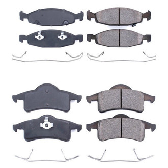 PowerStop® - Z17 Evolution Plus™ Ceramic Front and Rear Disc Brake Pad Set