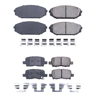 PowerStop® - Z17 Evolution Plus™ Ceramic Front and Rear Disc Brake Pad Set