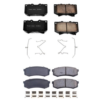 PowerStop® - Z17 Evolution Plus™ Ceramic Front and Rear Disc Brake Pad Set