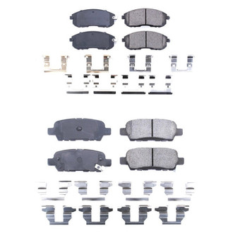 PowerStop® - Z17 Evolution Plus™ Ceramic Front and Rear Disc Brake Pad Set