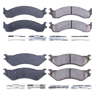 PowerStop® - Z17 Evolution Plus™ Ceramic Front and Rear Disc Brake Pad Set