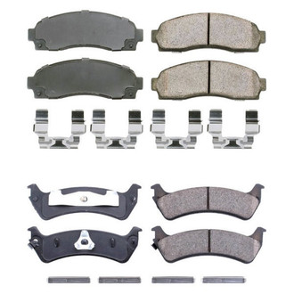 PowerStop® - Z17 Evolution Plus™ Ceramic Front and Rear Disc Brake Pad Set