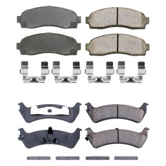 PowerStop® - Z17 Evolution Plus™ Ceramic Front and Rear Disc Brake Pad Set