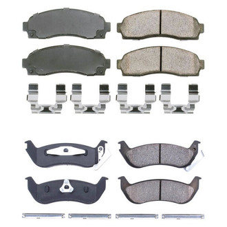 PowerStop® - Z17 Evolution Plus™ Ceramic Front and Rear Disc Brake Pad Set