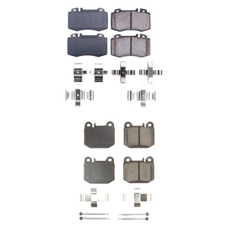 PowerStop® - Z17 Evolution Plus™ Ceramic Front and Rear Disc Brake Pad Set