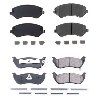 PowerStop® - Z17 Evolution Plus™ Ceramic Front and Rear Disc Brake Pad Set