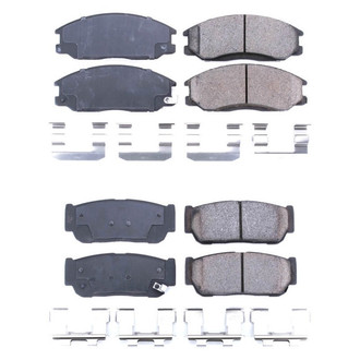 PowerStop® - Z17 Evolution Plus™ Ceramic Front and Rear Disc Brake Pad Set