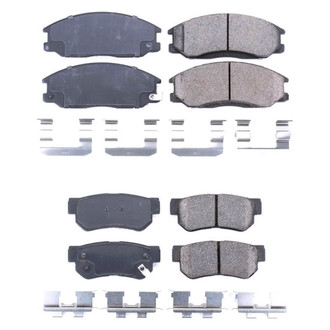 PowerStop® - Z17 Evolution Plus™ Ceramic Front and Rear Disc Brake Pad Set