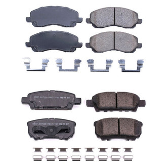 PowerStop® - Z17 Evolution Plus™ Ceramic Front and Rear Disc Brake Pad Set