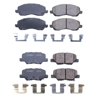 PowerStop® - Z17 Evolution Plus™ Ceramic Front and Rear Disc Brake Pad Set