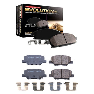 PowerStop® - Z17 Evolution Plus™ Ceramic Front and Rear Disc Brake Pad Set